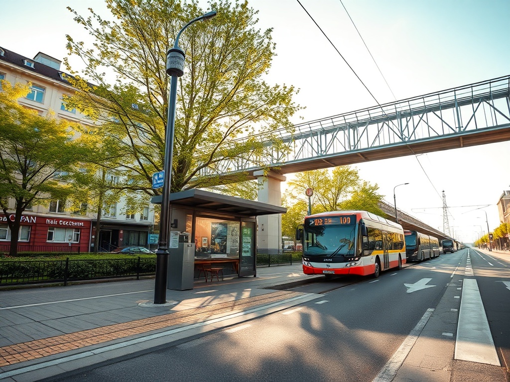 Znak drogowy informujący o zmianie organizacji ruchu na ulicy w Gdyni