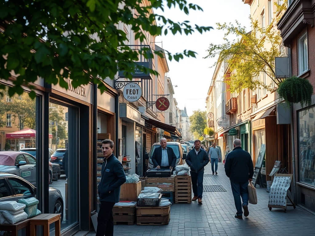 Mapa Gdyni z nałożonymi wykresami stopy bezrobocia i przeciętnego wynagrodzenia brutto - analiza danych GUS