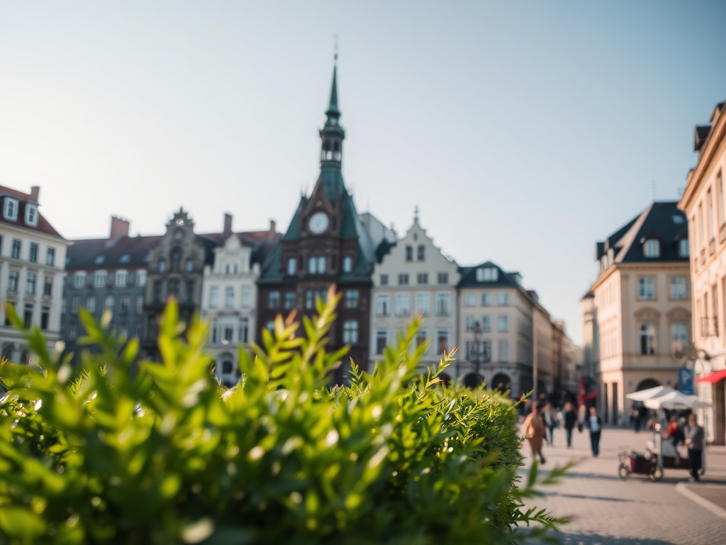 Gdyńskie fontanny i zawodnicy Arki II Gdynia w akcji