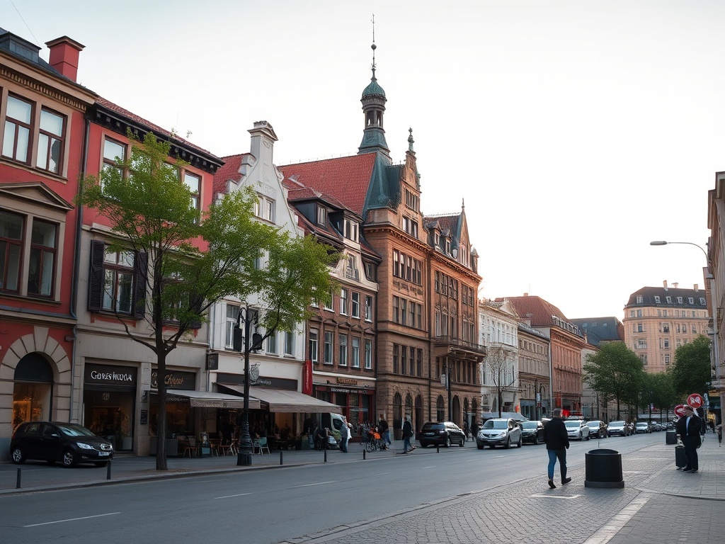 Plakat informacyjny lub grafika symbolizująca strategię rozwoju Gdyni i bezpieczeństwo na drogach.